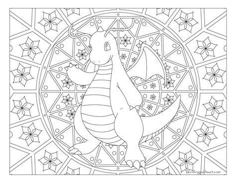 pokemon adult coloring page|Adult Pokemon Coloring Page